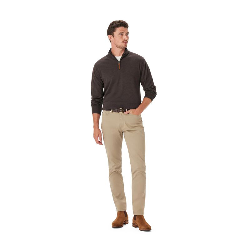 R.M. Williams Ernest 1/4 Zip Merino Knit image number 3